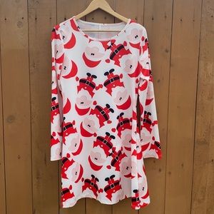 Adorable Santa Christmas Holiday Dress size Large